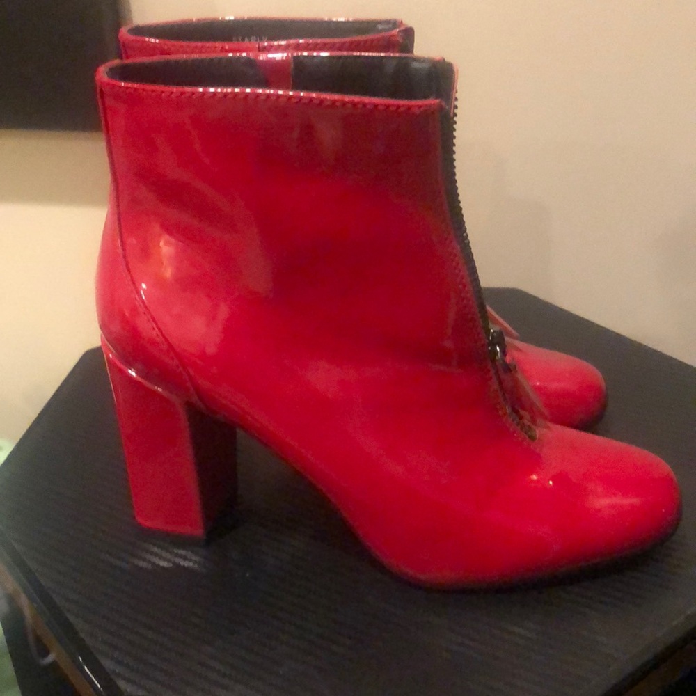 NEW…Red Tahari short boots.